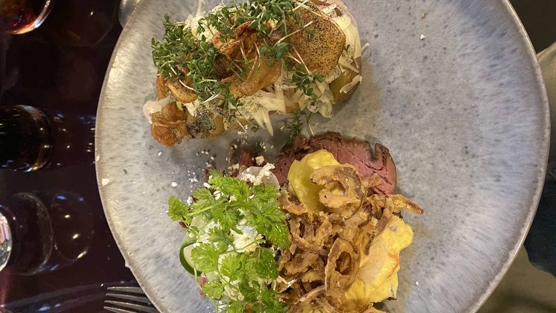Picture of plate of food