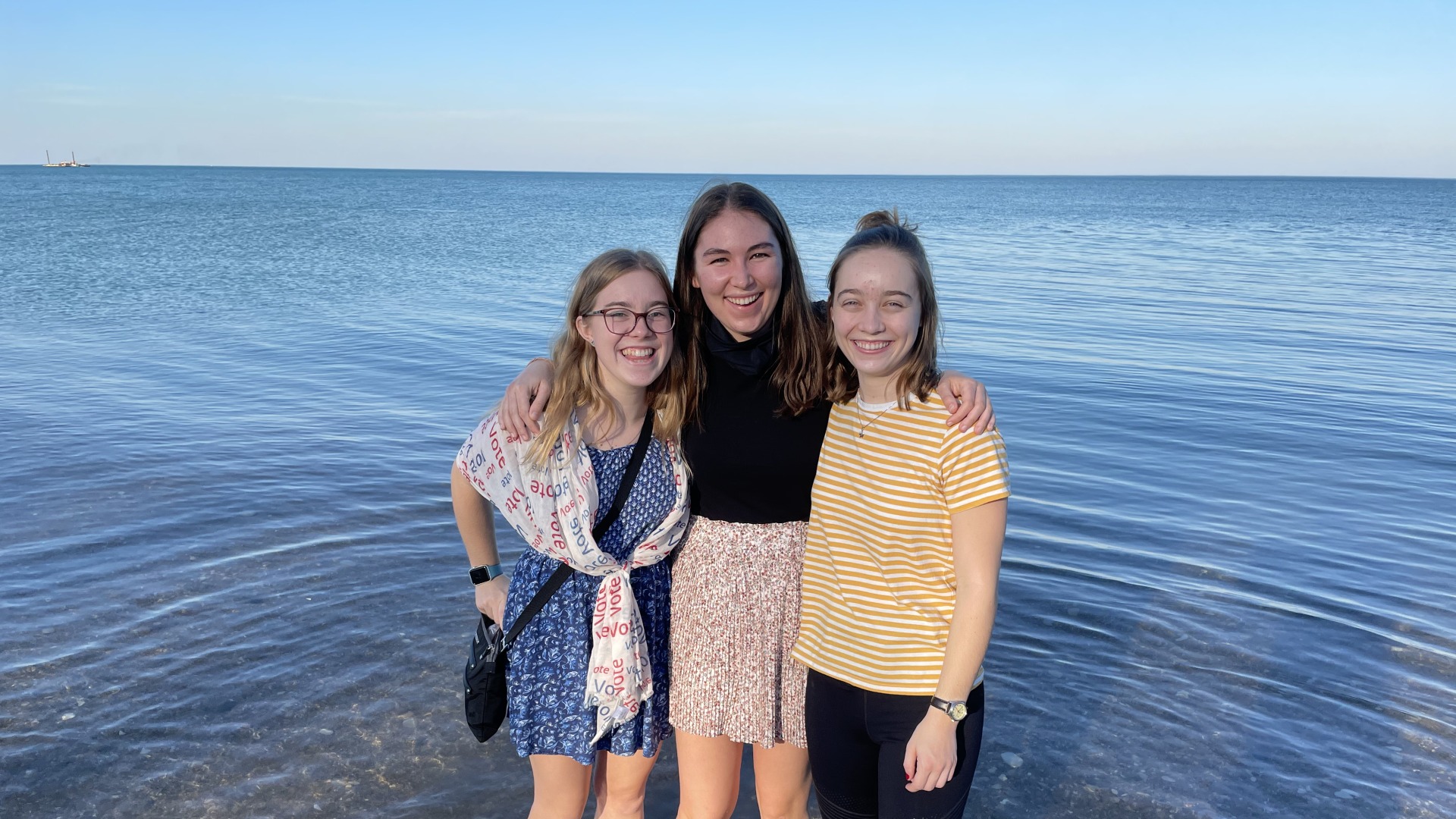 Me and my friends at the beach! This was so fun