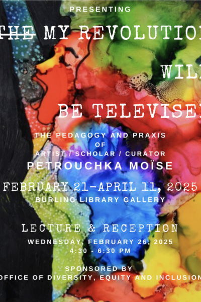 Event poster for Petrouchka Moise presenting Haitian Revolution & Art Exhibition & Presentation 