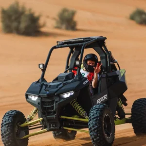 Dune Buggy dubai Tour of Polaris 1 Seater Buggy in Dubai Desert